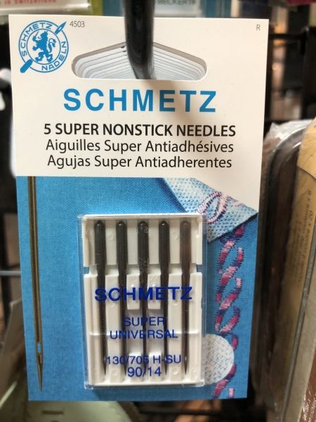 5 agujas antiadherentes de Schmetz 