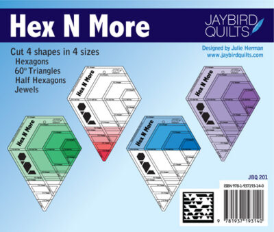 Jaybird Quilts Hex N More Ruler-(Learning Library)