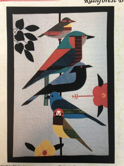 The Meredith Collection Charley Harper's Quilts Rainforest Birds Pattern 40" x 51" HQ-R120