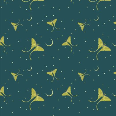 Birch Fabrics Charley Harper Summer Moth Flight Poplin CH-119