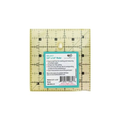 Quilters Select 3-1/2" x 3-1/2" Ruler