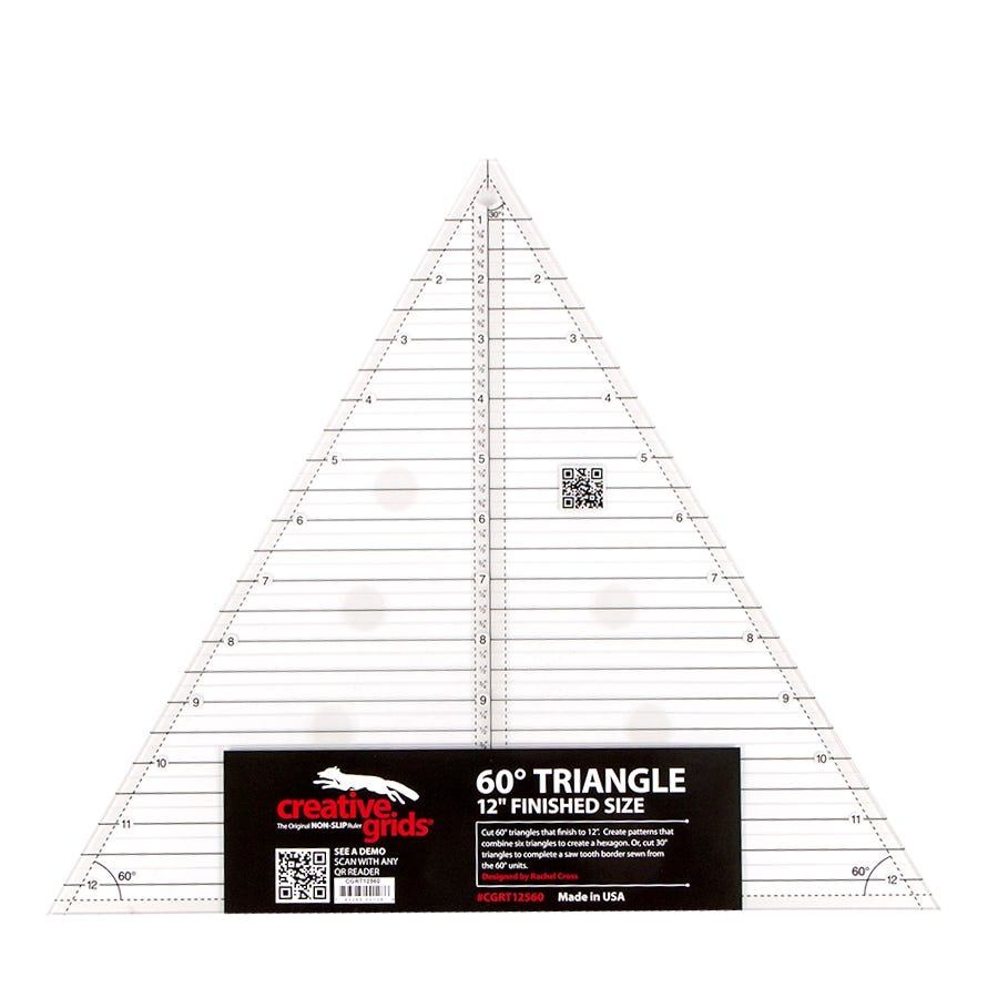 Creative Grids 60 Degree Triangle Ruler