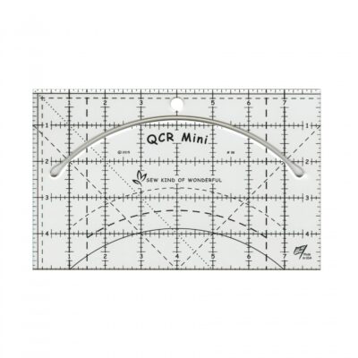 Sew Kind of Wonderful Mini Quick Curve Ruler, 5" x 8",  QCRMINI-(Learning Library)