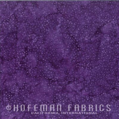 Hoffman 885 Dot Batiks 885-34 Eggplant