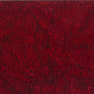 Hoffman 885 Dot Batiks 885-568 Red Velvet