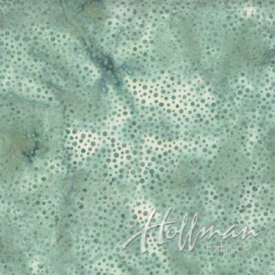 Hoffman 885 Dot Batiks 885-661 Beach Glass