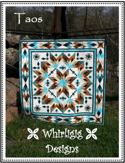 Whirligig Quilts Taos Quilt Kit in two sizes, 51" x 51" or 102" x 102" - Image 3