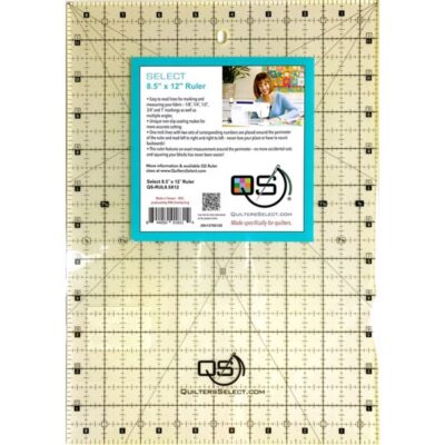 Quilter's Select Non Slip Ruler 8.5"x12"