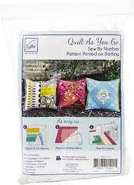 Quilt As You Go Set of 3 Pillows